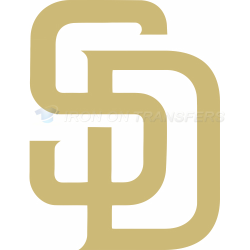 San Diego Padres Iron-on Stickers (Heat Transfers)NO.1850